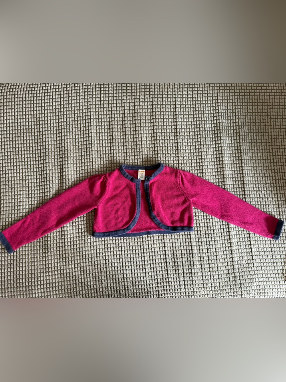 GYMBOREE Girls Pink Bolero Cardigan M 7/8